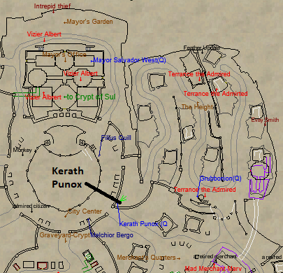 Kerath Punox Map Location